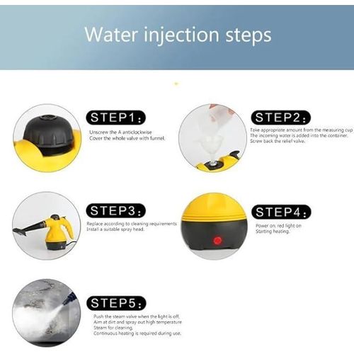 ماكينة تنظيف بالبخار 1000 وات – شحن مجاني وضمان سنة